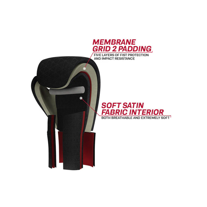 Gants de boxe RDX sport F4 avec crochet et boucle – Stabilité, confort et performance