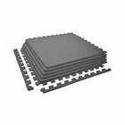 Tapis de protection emboîtable en mousse Northern Lights - Ensemble de 6 Noir - Fitness Dépôt +