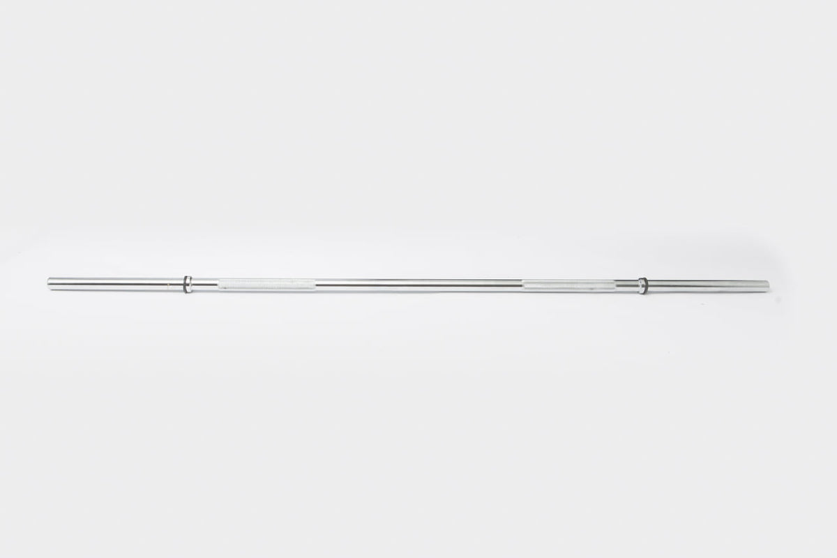 YORK® Chrome Deluxe Weight Bar w/ Fixed Inner Collars – photo 7