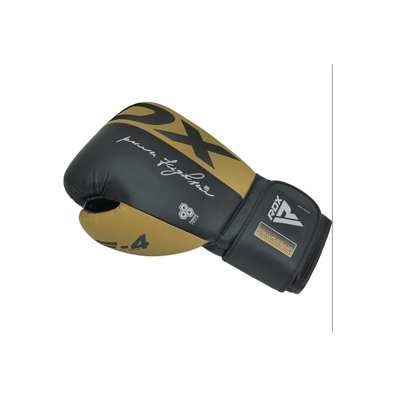 RDX Sport F4 Boxing Gloves with Hook and Loop Closure – Stability, Comfort and Performance