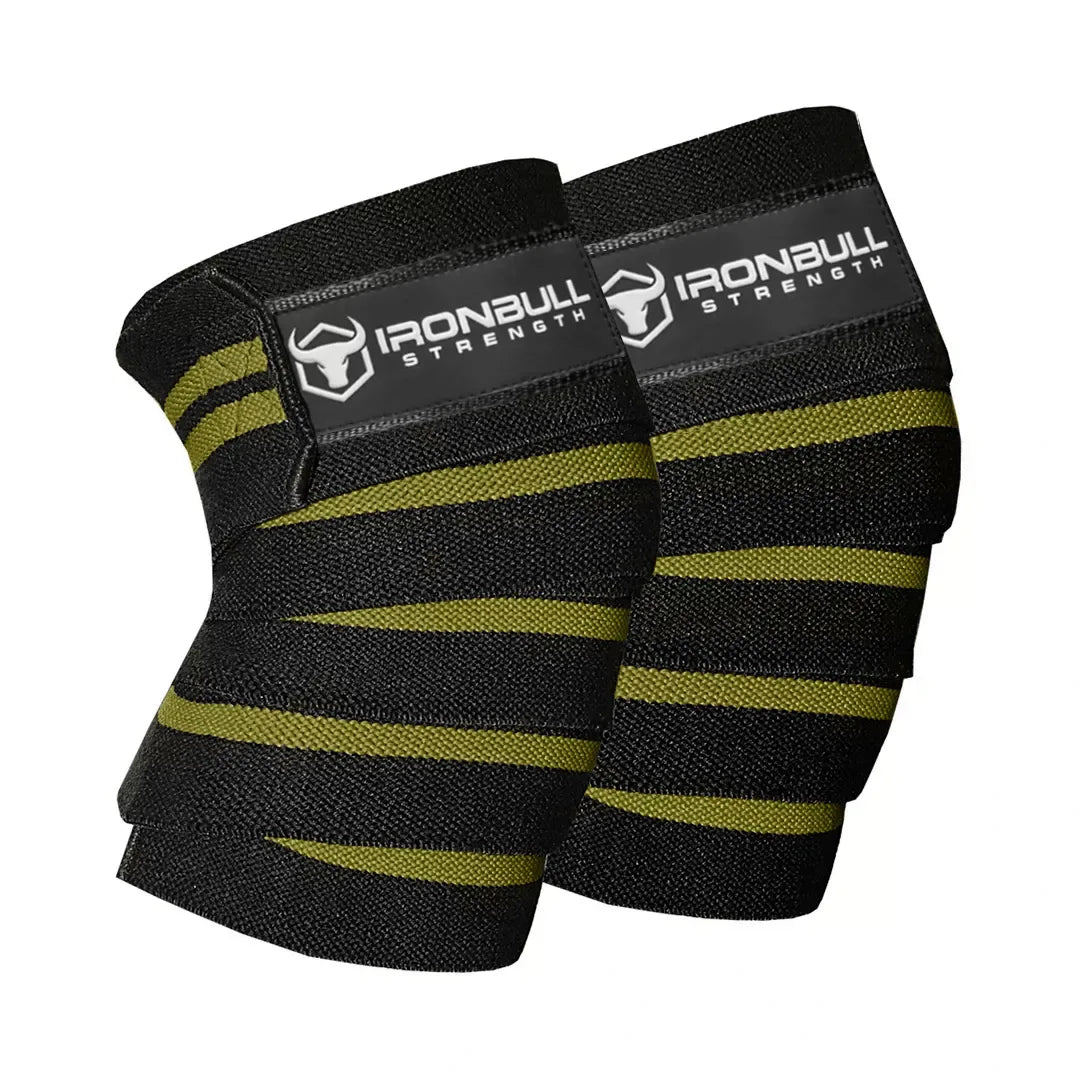 Classic Knee Wraps - Black/Milspec Green - Fitness Dépôt +
