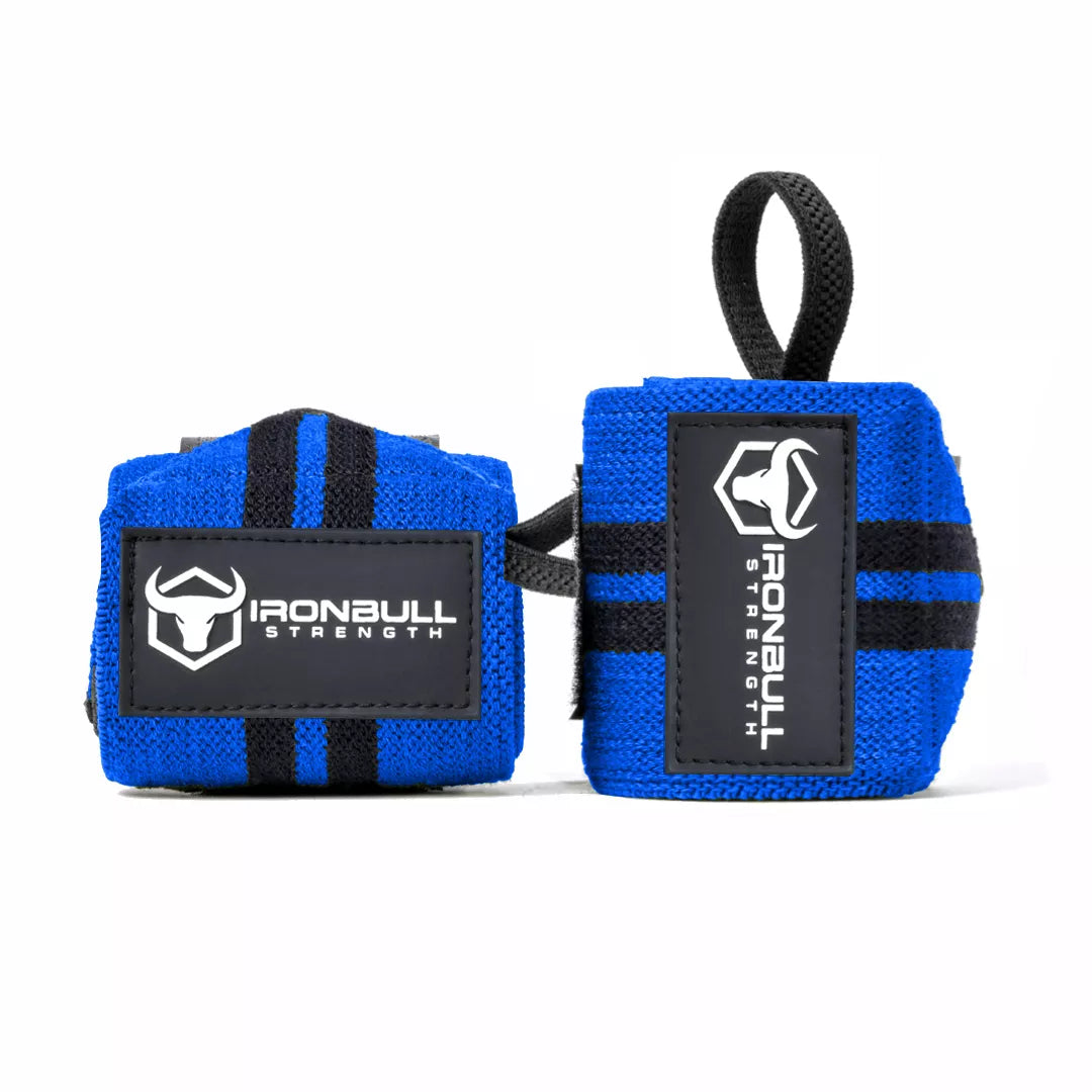 Classic Wrist Wraps - Blue - Fitness Dépôt +