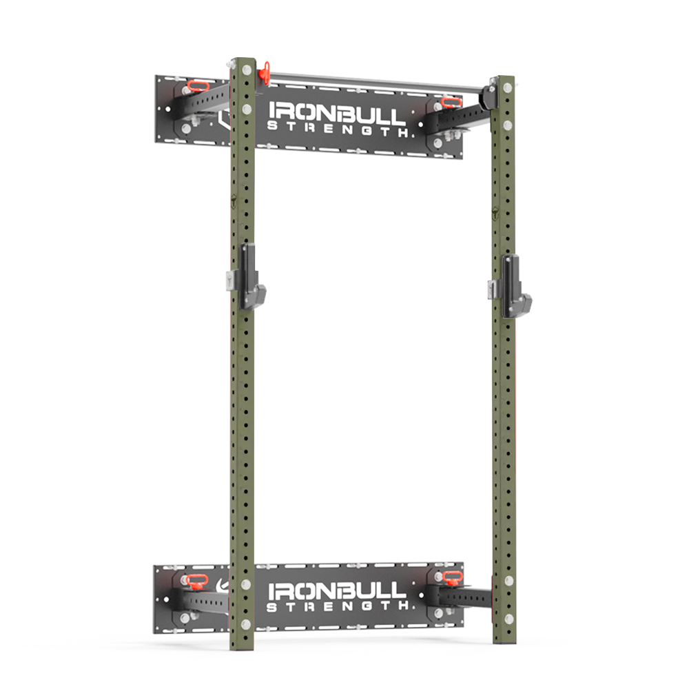 FSR Folding Squat Rack – Iron Bull Strength | Foldable Wall Rack for Home Gym