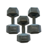 Haltère hexagonale revêtue de PVC | Choix de 15, 20, 25 lbs