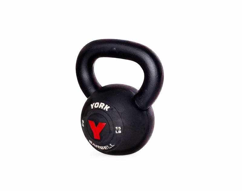 YORK® Rubber Coated Cast-Iron Kettlebells – photo 3