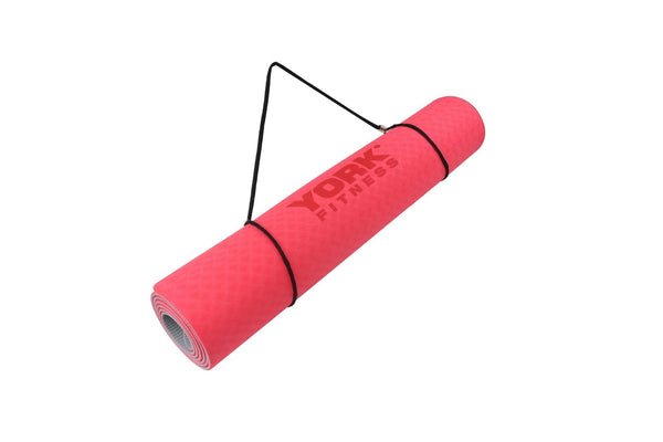 YORK® Yoga Mat - Red/Grey