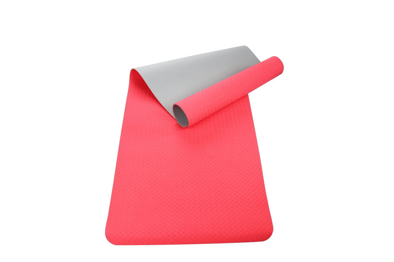 YORK Yoga Mat Red Grey vue 2