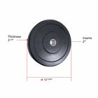 Plaque de pare-chocs olympique Northern Lights 45 lb - Fitness Dépôt +