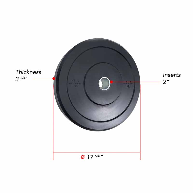 Plaque de pare-chocs olympique Northern Lights 45 lb - Fitness Dépôt +
