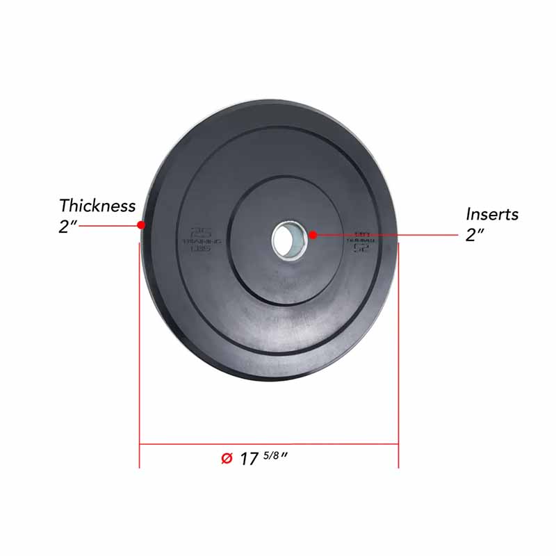 Plaque de pare-chocs olympique Northern Lights de 25 lb - Fitness Dépôt +