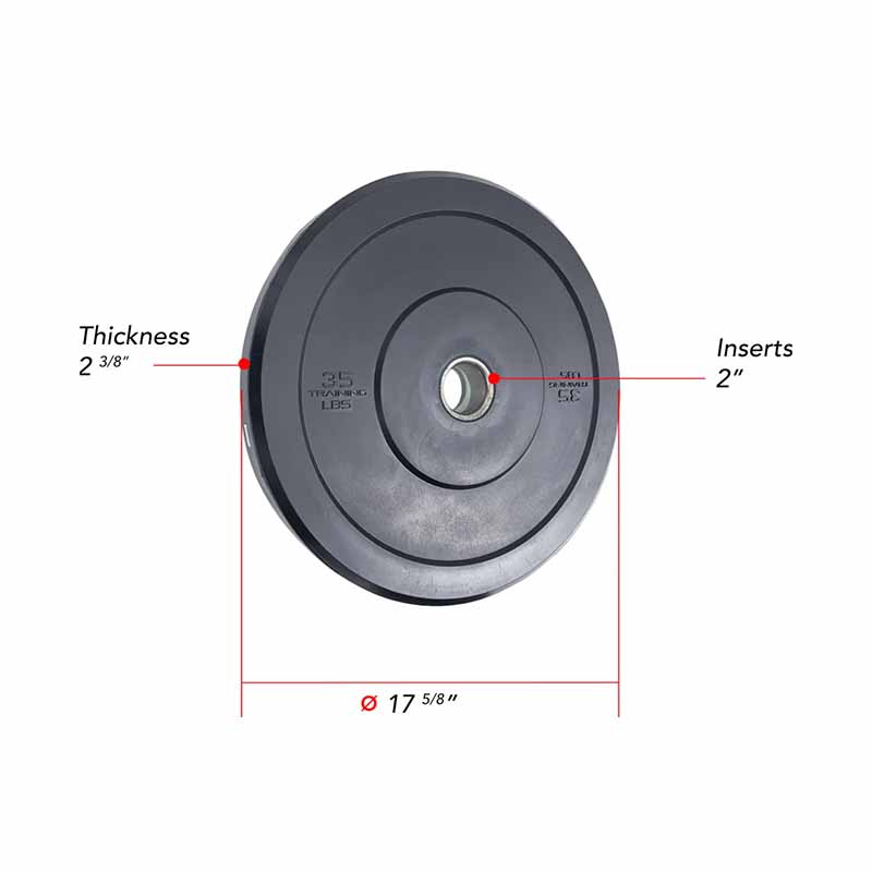 Plaque de pare-chocs olympique Northern Lights de 35 lb - Fitness Dépôt +