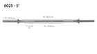 YORK® Chrome Spin-Lock Weight Bar with Collars – photo 4
