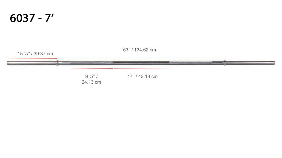 YORK® Chrome Deluxe Weight Bar w/ Fixed Inner Collars – photo 6