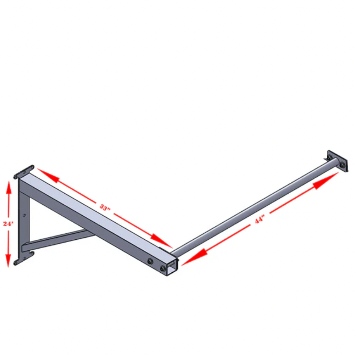 BARRE DE CHIN UP MURALE XM FITNESS *AJOUT D'EXTENSION UNIQUEMENT*