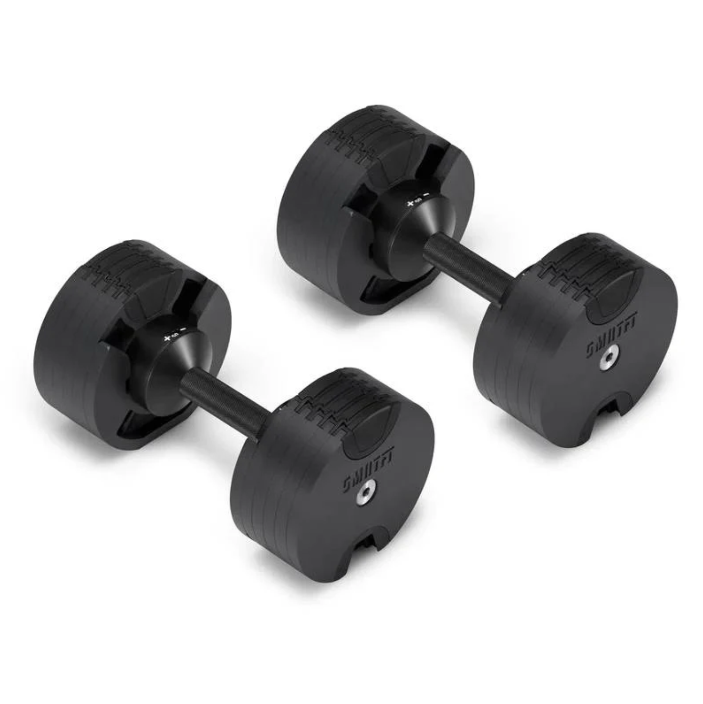 NUOBELL Adjustable Dumbbells 5 50 LB Ash NO Stand Dumbbells Only