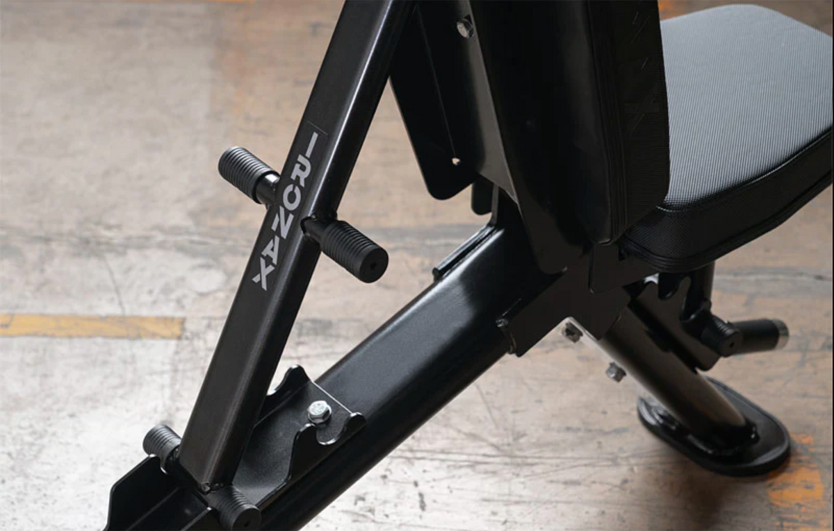 Banc FID IRONAX XFID1 avec (l'option extension  des jambes / flexion des jambes) - Fitness Dépôt +