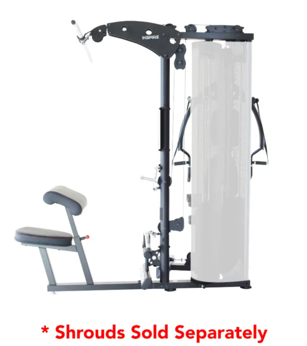 Inspire Fitness M5 Gym, 2x200lb, with pads, without protective covers