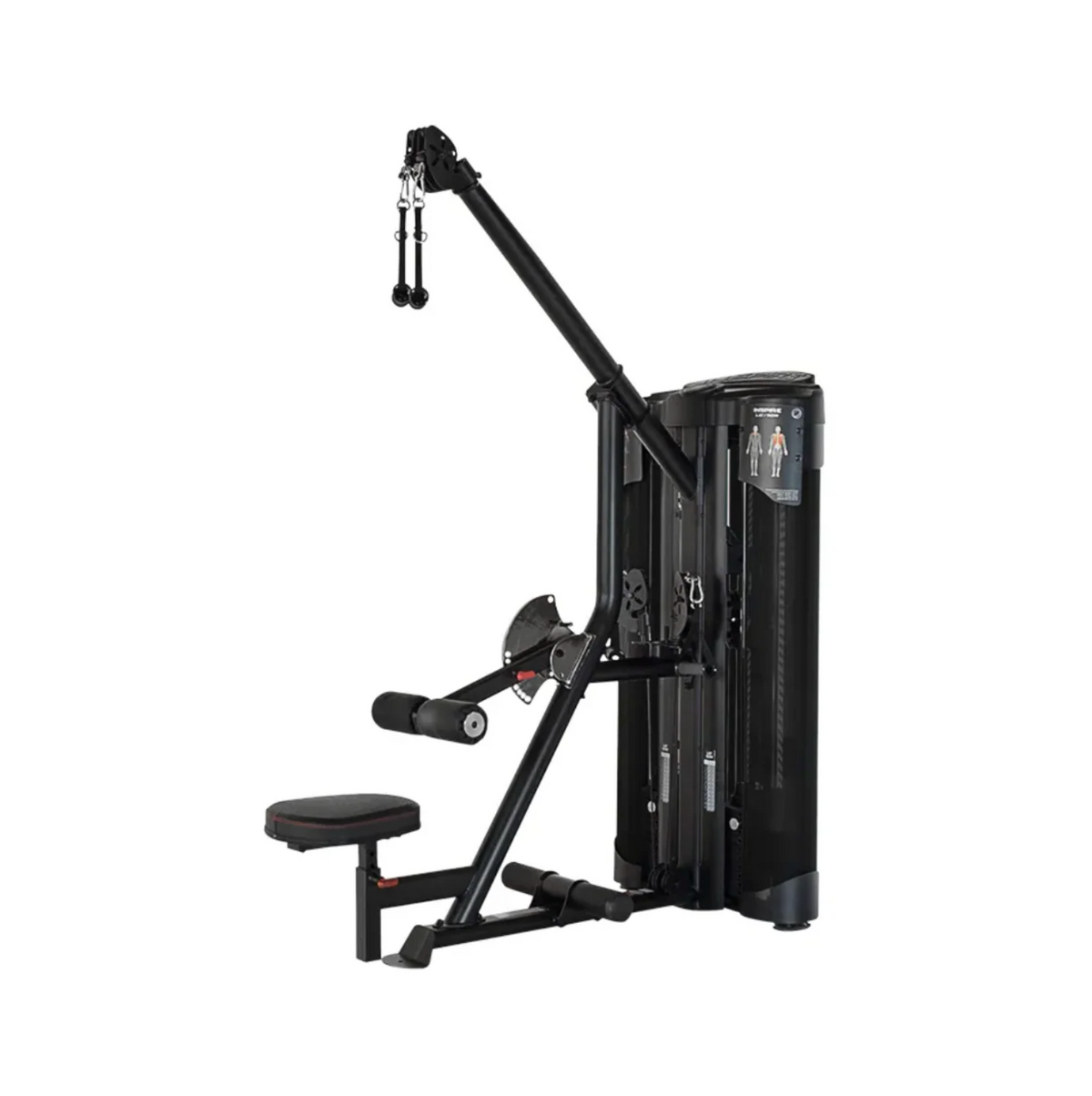 Inspire Fitness Commercial Dual Lat, Row, with UpRight, 2x100