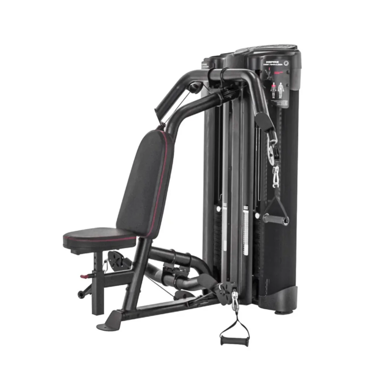 Inspire Fitness Commercial Double Chest and Shoulder Press Machine, 2 x 150