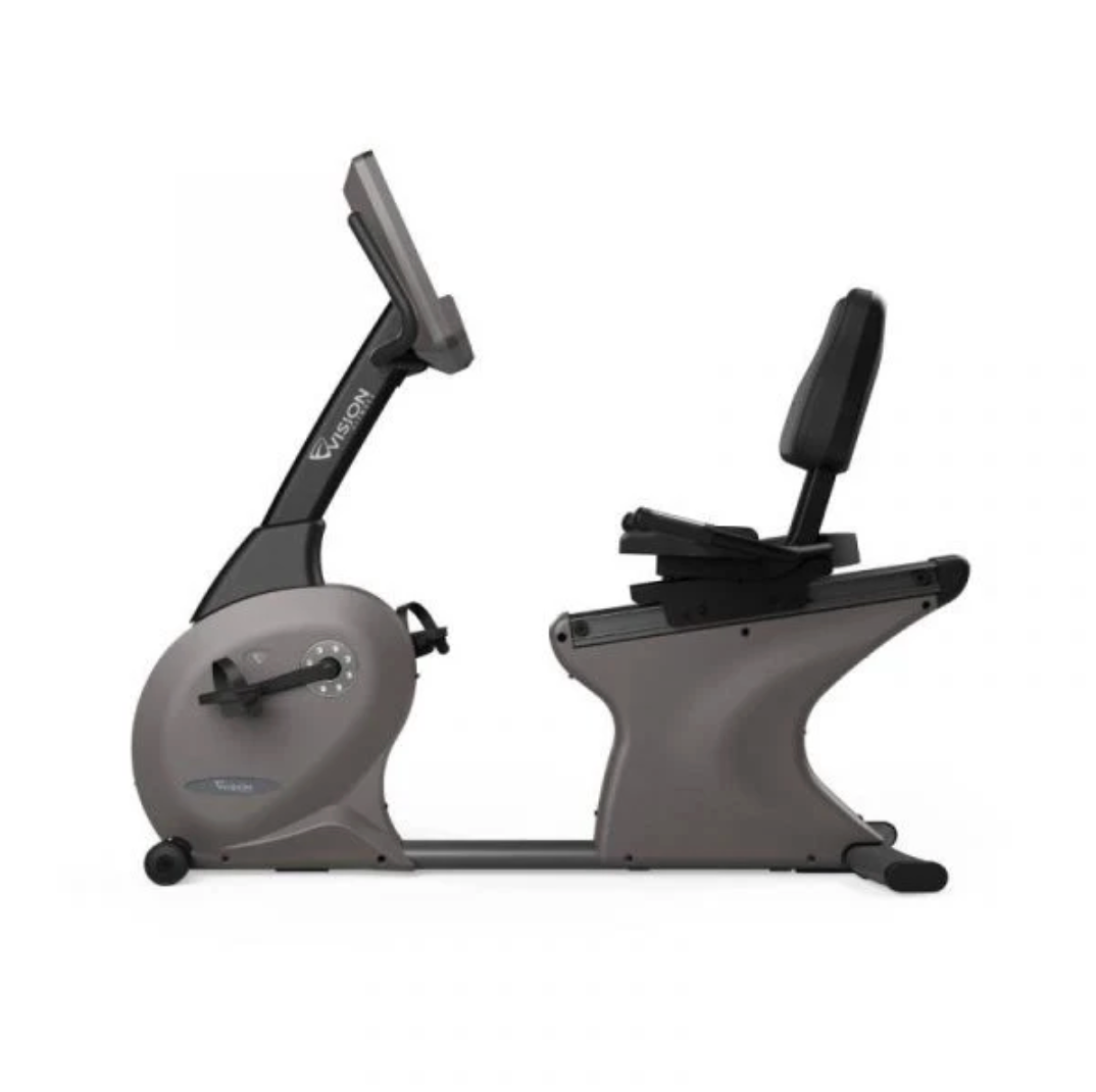 Vélo commercial couché Vision R600E avec console électronique