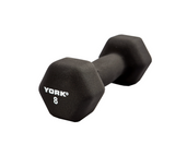 Haltères hexagonales en néoprène YORK®