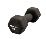 Haltères hexagonales en néoprène YORK®