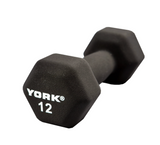 Haltères hexagonales en néoprène YORK®