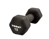 Haltères hexagonales en néoprène YORK®