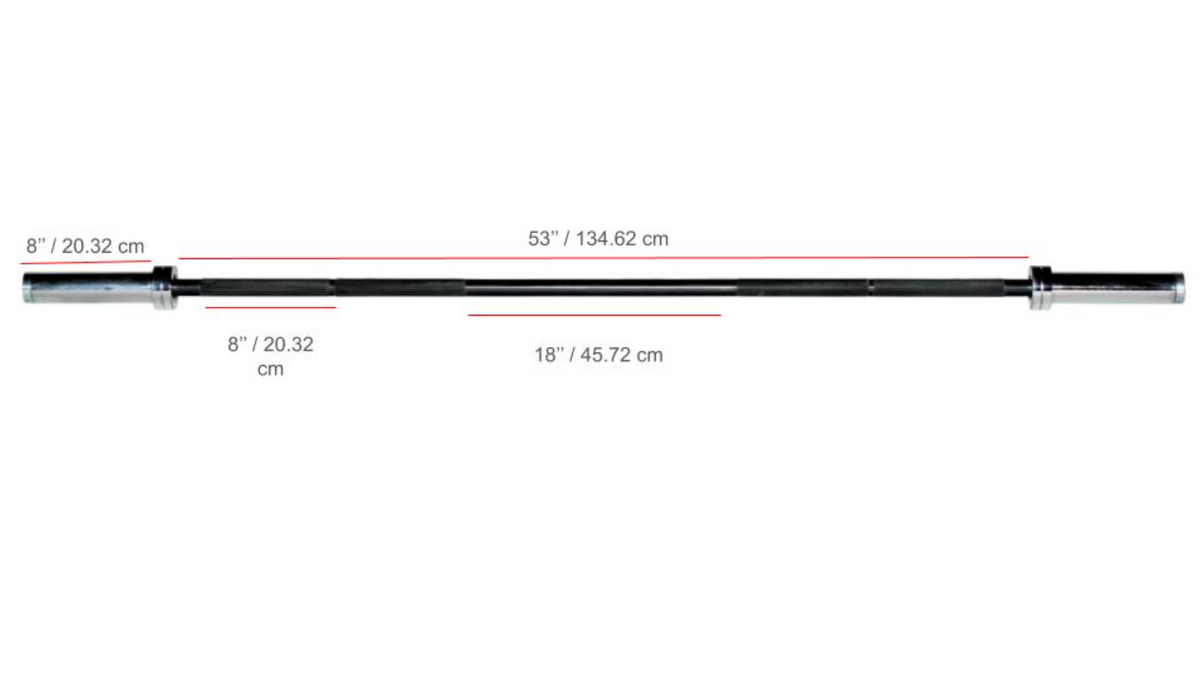 YORK® 6′ International Black Oxide Bar