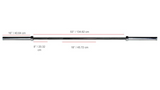 YORK® 7′ International Bar – Black Oxide – 30 mm