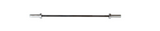 Barre olympique Premium YORK® 5′ en oxyde noir  | 500 lbs de capacité
