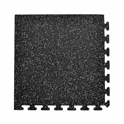 Interlocking Mat 2' x 2' x 3/8" - Corner - Black/Gray