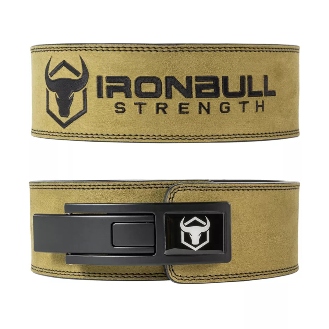 Unleash 10mm 4" Lever Belt - Milspec Green / L - Fitness Dépôt +
