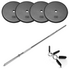 Ensemble d'haltères standard de 110 lb