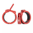 Barbell Collars - Aluminum - Red - Fitness Dépôt +