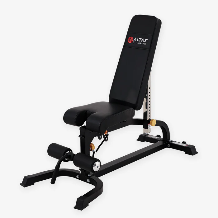 Al-3018 Weight Bench with Leg Curl, Leg Extension and Preacher Curl Attachment