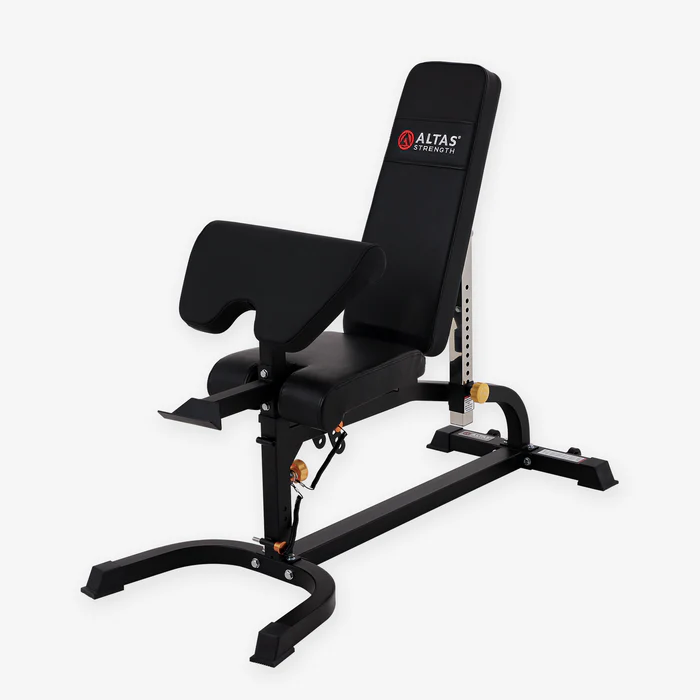 Al-3018 Weight Bench with Leg Curl, Leg Extension and Preacher Curl Attachment