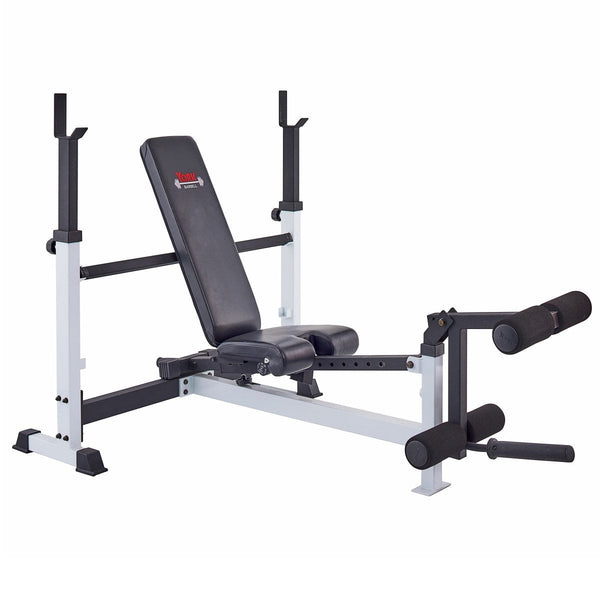 YORK® FTS Adjustable Olympic Combo Bench Press with Leg Extension | LIQUIDATION