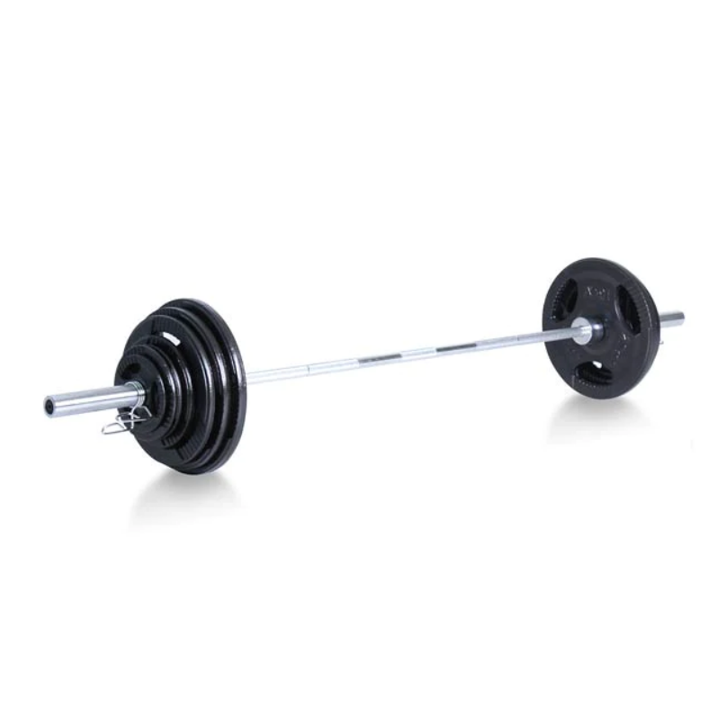 <tc>XM 300lbs Steel Olympic Weight Set with Bar</tc>