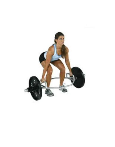 Barre hexagonale olympique de 66 po