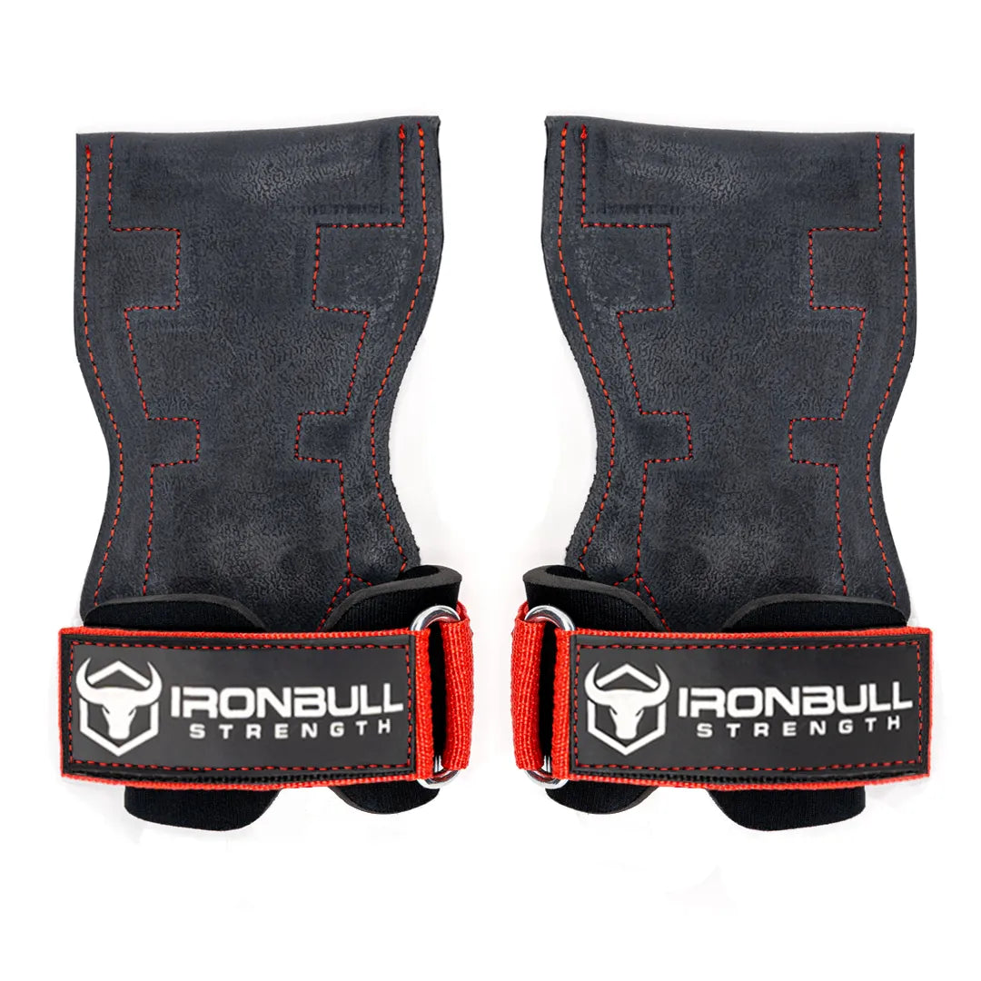 EZ Gripz V2 - Black/Red / Medium - Fitness Dépôt +