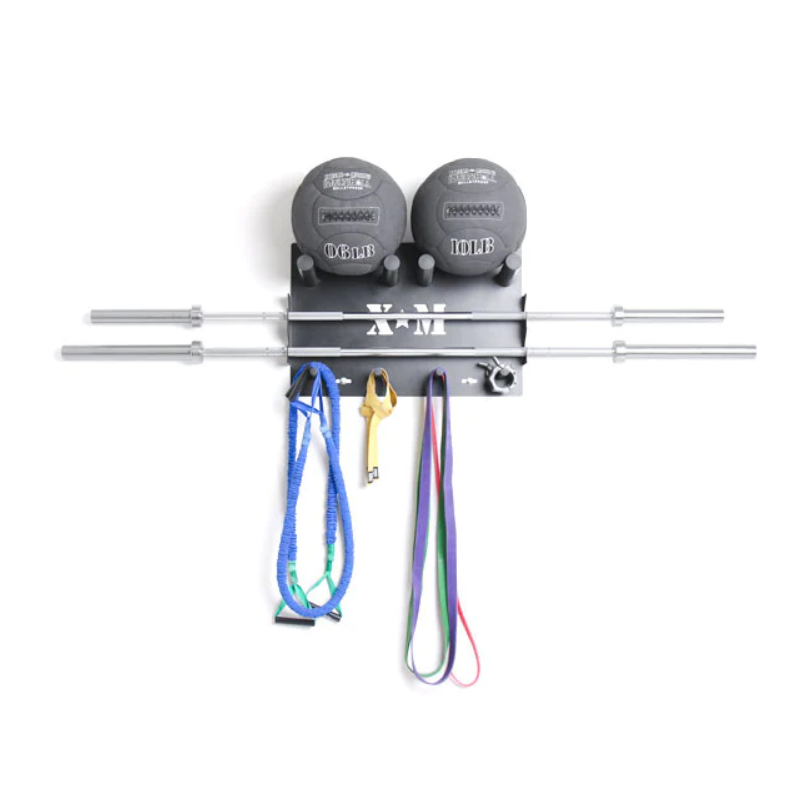 XM FITNESS Multi-Storage Wall Rack