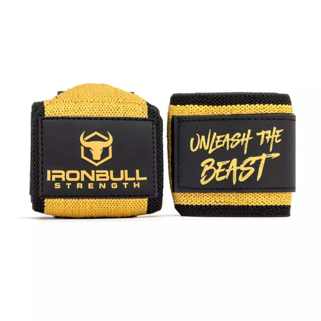 Unleash Wrist Wraps - Gold - Fitness Dépôt +
