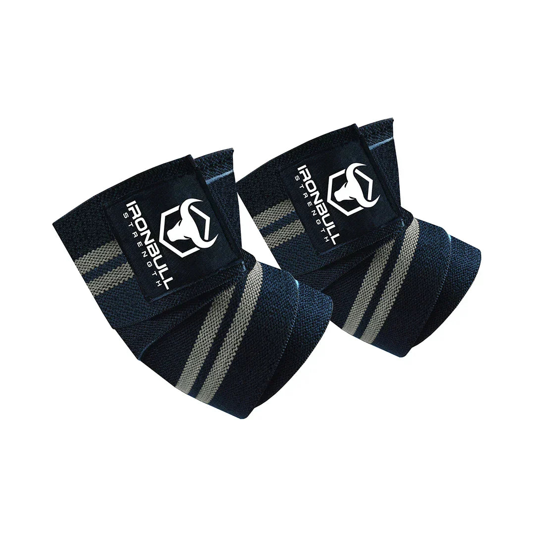 Classic Elbow Wraps - Black/Gray - Fitness Dépôt +