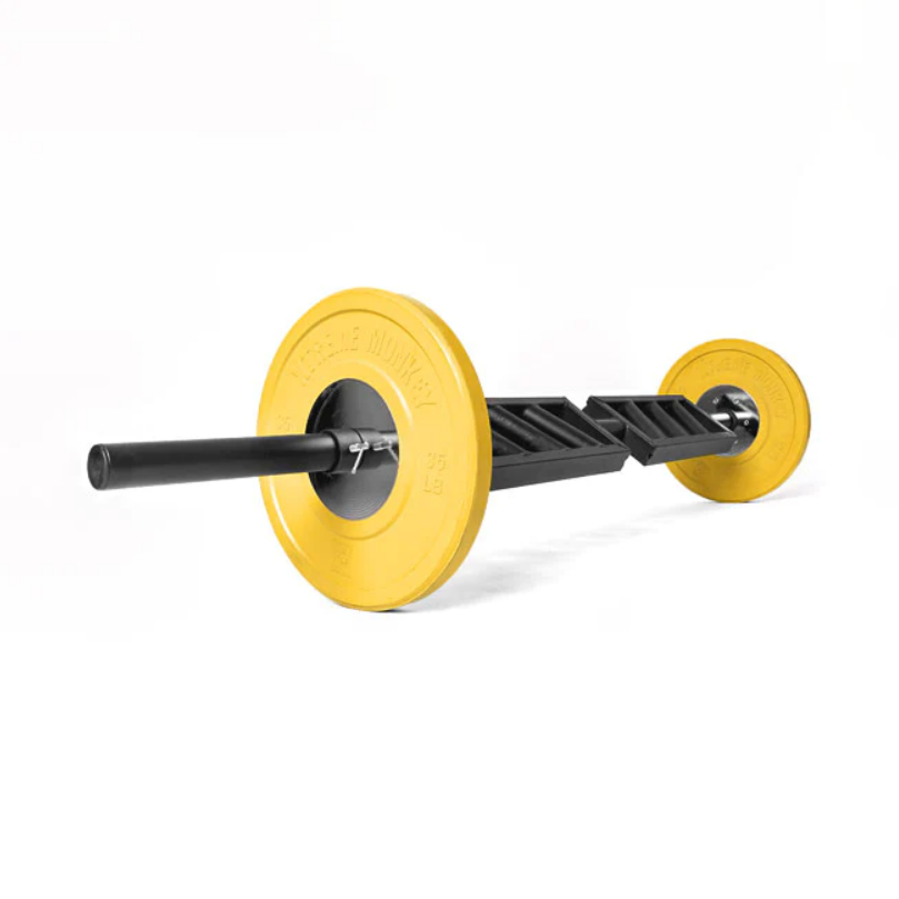 Barre suisse coudée en acier noir XM FITNESS