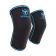 5mm Elbow Sleeves - Black/Olympic Blue / L - Fitness Dépôt +
