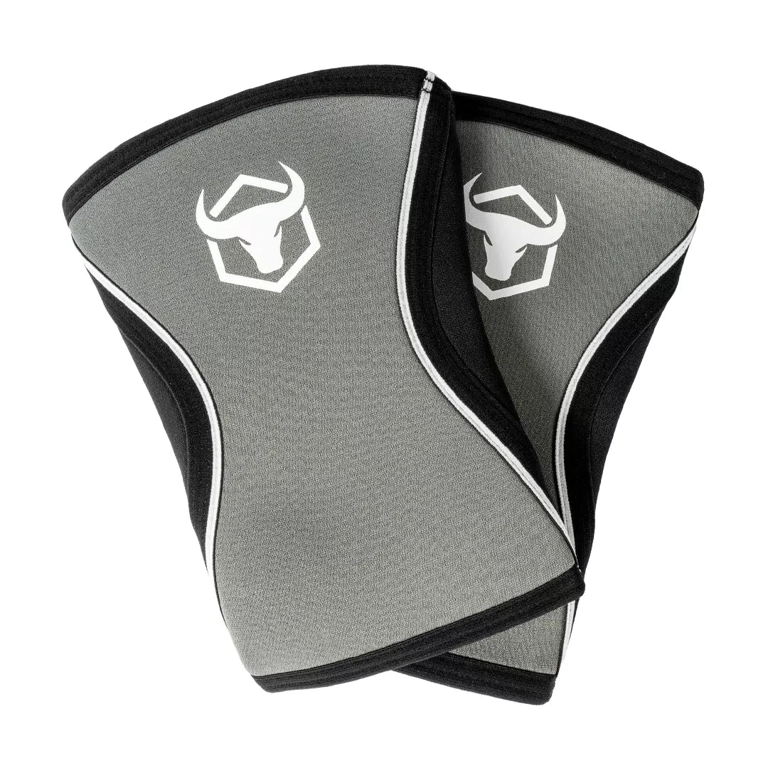Performance 5mm Knee Sleeves - Grey / XL - Fitness Dépôt +
