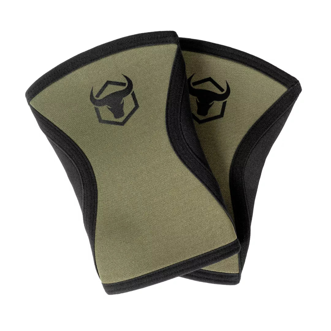 Performance 5mm Knee Sleeves - Milspec Green / L - Fitness Dépôt +