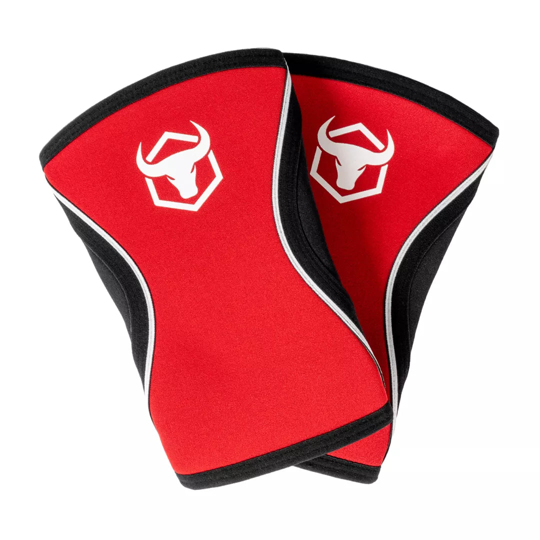 Performance 5mm Knee Sleeves - Red / S - Fitness Dépôt +