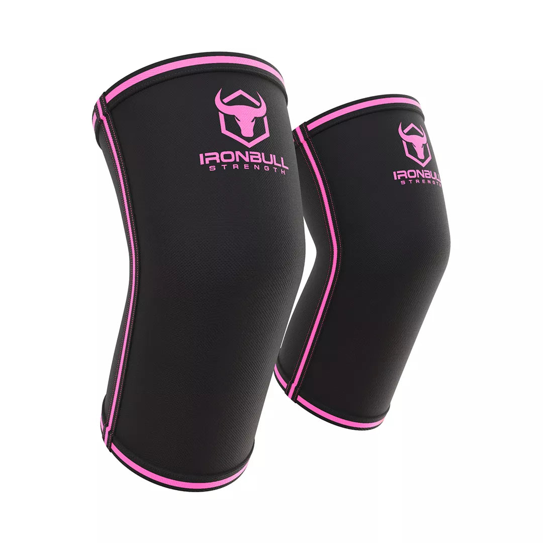 5mm Elbow Sleeves - Black/Pink / 2XL - Fitness Dépôt +